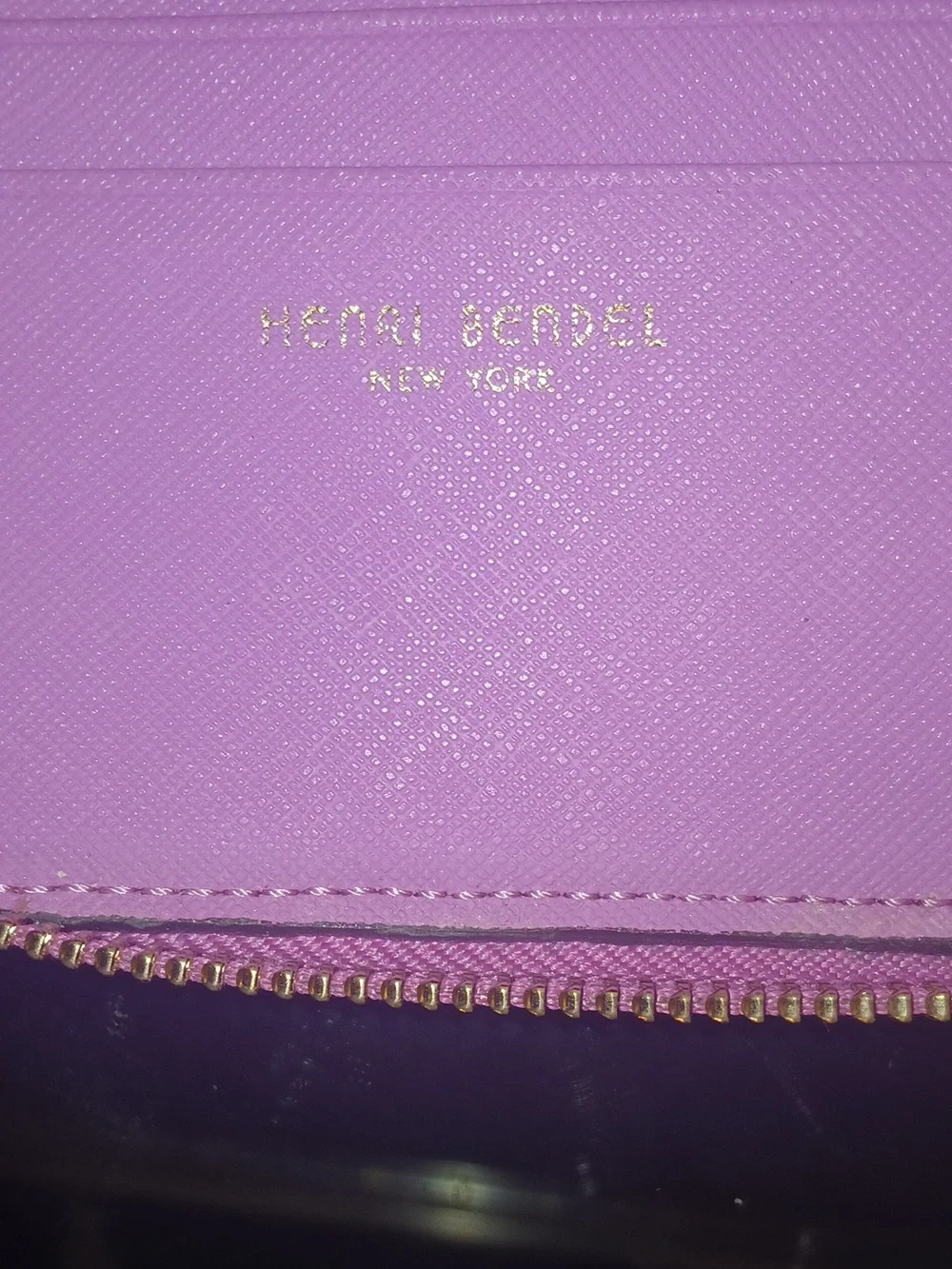 henri bendel pink grommet tote with matching wallet - Picture 14 of 16